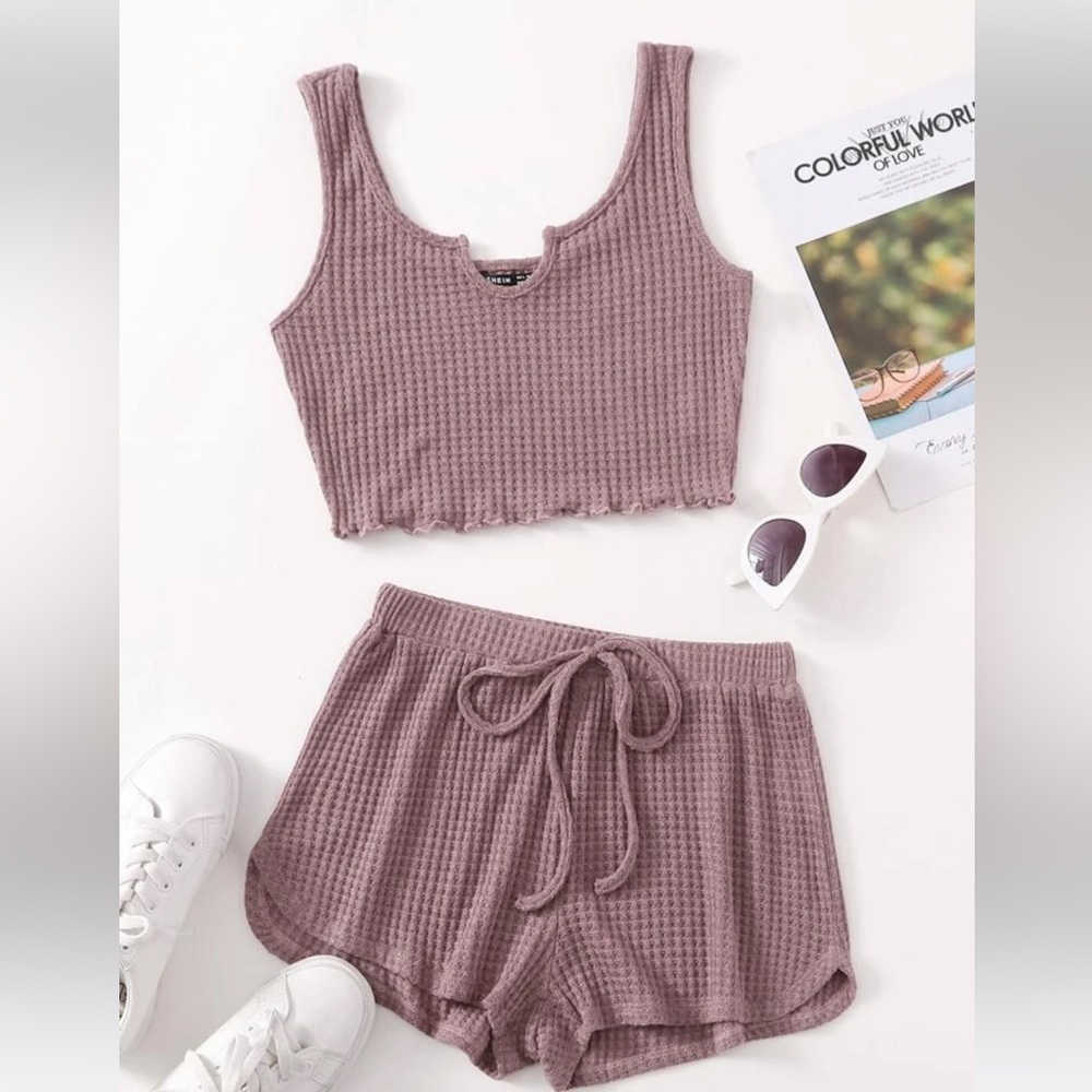 Waffle Pajama set
